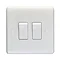 Revive Twin Light Switch - White Large Image
