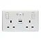 Revive Twin Plug Socket with USB & WiFi Extender White  Large Image