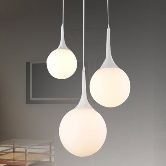 Revive White Ball Pendant Ceiling Light