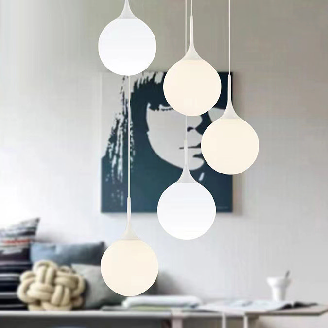 Revive White Ball Pendant Ceiling Light