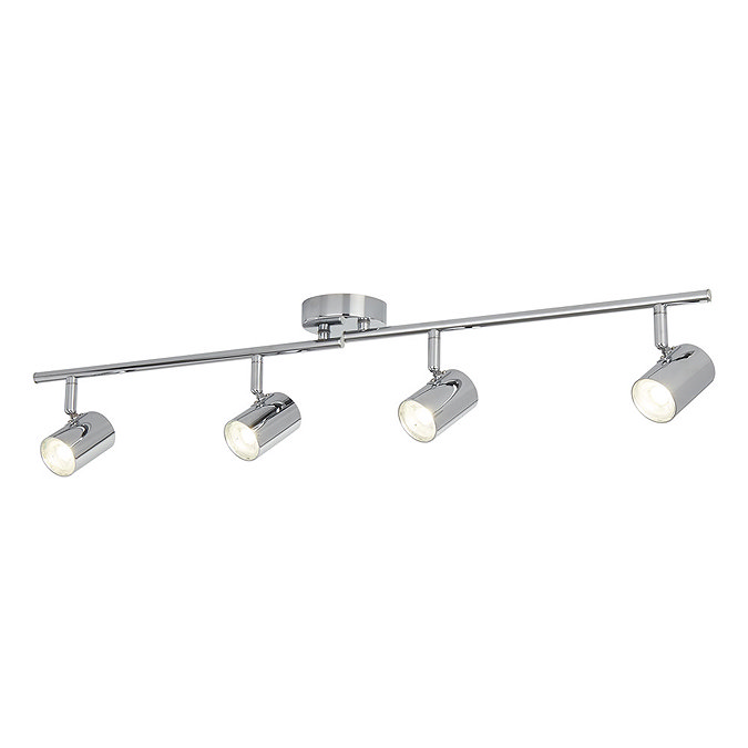 Revive Chrome LED 4 Light Split Spotlight Bar Large Image