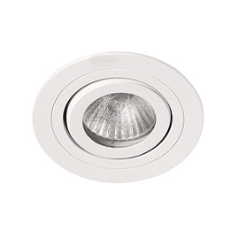 Revive IP65 White Round Tiltable Bathroom Downlight