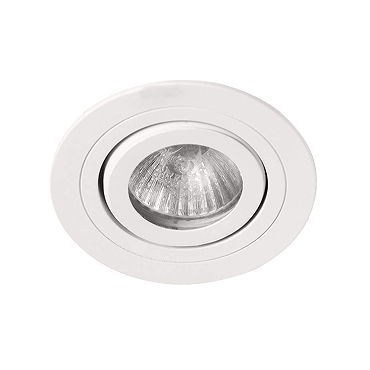 Revive IP65 White Round Tiltable Bathroom Downlight