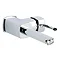 Ultra Rialto Single Lever Wall Mounted Side Basin Mixer - Chrome - PT391 Large Image