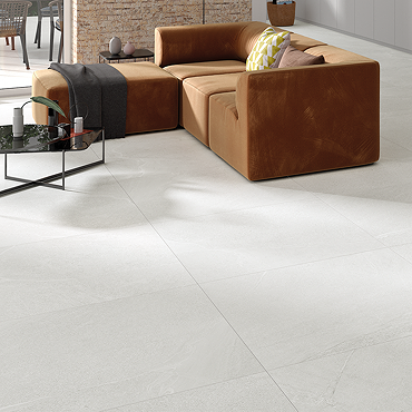 Ribera Outdoor Pearl Stone Effect Floor Tiles - 600 x 600mm