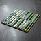 Ricci Green Kit-Kat Wall Tiles - 200 x 200mm