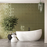Ricci Olive Kit-Kat Wall Tiles - 200 x 200mm