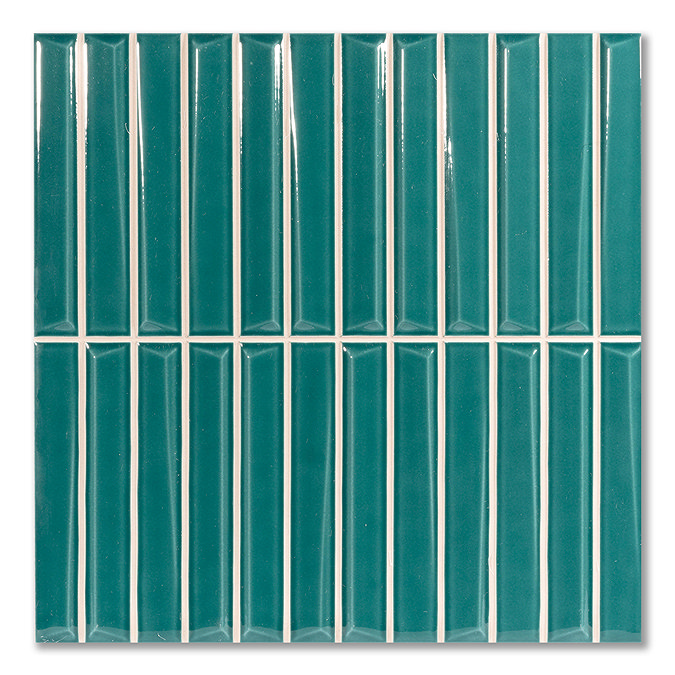 Ricci Turquoise Kit-Kat Wall Tiles - 200 x 200mm