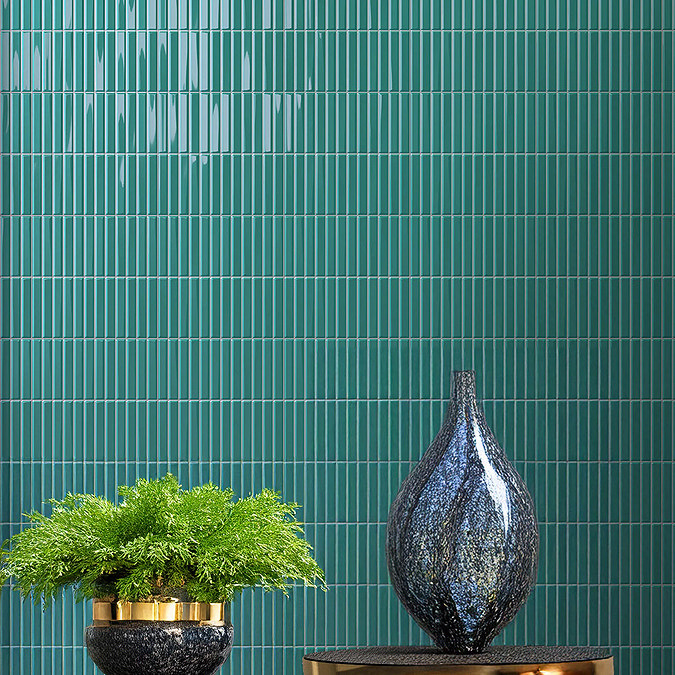 Ricci Turquoise Kit-Kat Wall Tiles - 200 x 200mm