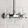 Richmond Traditional Exposed Thermostatic Bar Valve & Riser Kit Profile Large Image