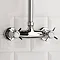 Richmond Traditional Exposed Thermostatic Bar Valve & Riser Kit Profile Large Image