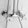 Richmond Traditional Thermostatic Shower with Rigid Riser Kit & Diverter Profile Large Image