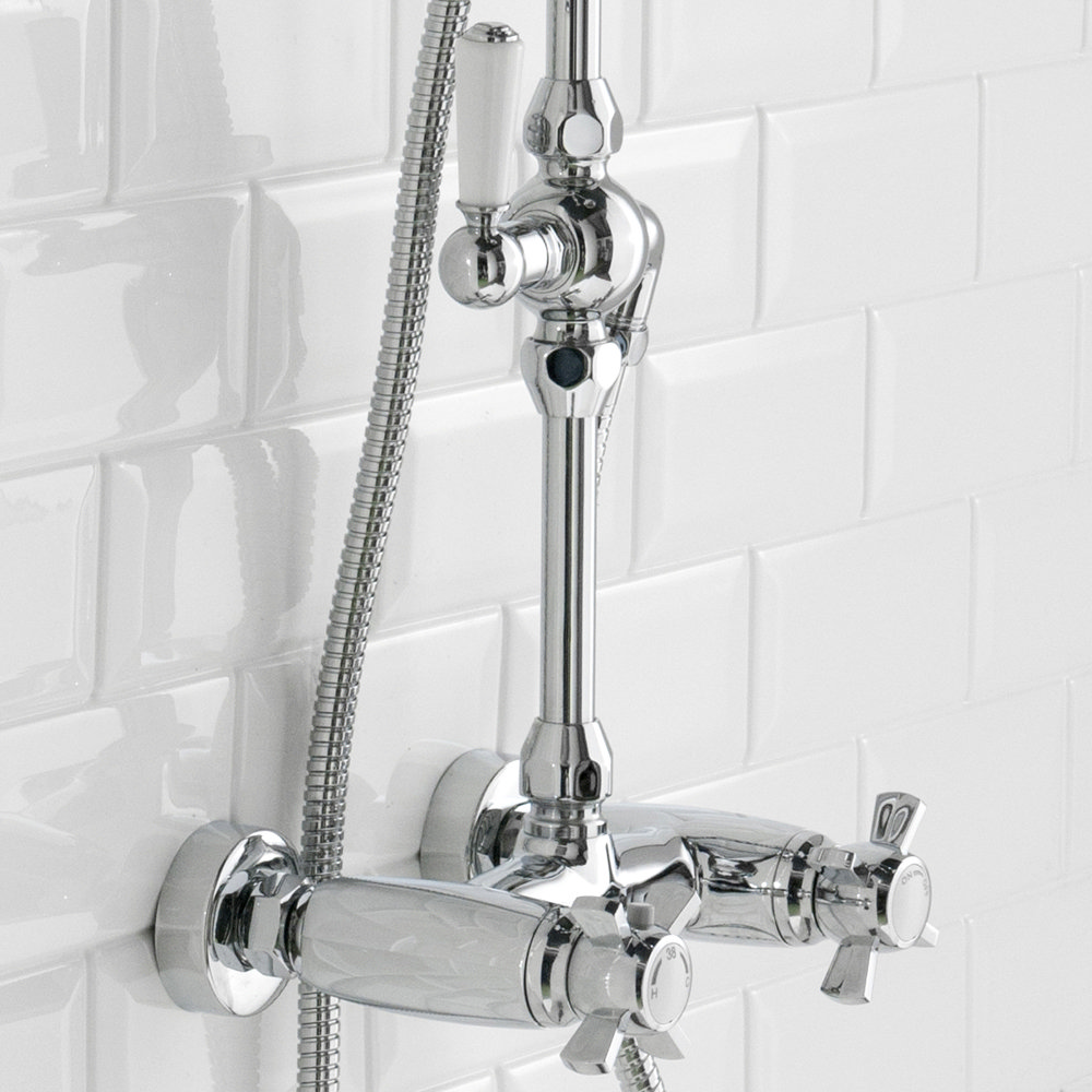 Richmond Traditional Thermostatic Shower With Rigid Riser Kit Online