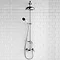 Richmond Traditional Thermostatic Shower with Rigid Riser Kit + Diverter additional Large Image