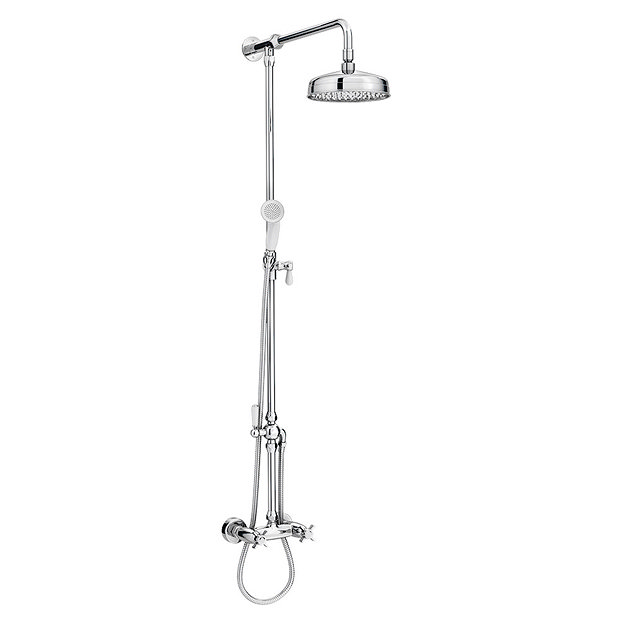 Richmond Traditional Thermostatic Shower With Rigid Riser Kit | Online