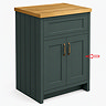 Right Hand Door for Chatsworth 590mm Traditional Green Vanity Unit