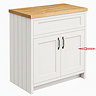 Right Hand Door for Chatsworth Traditional Grey 810mm Vanity Unit