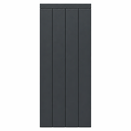 Right Hand Side Panel for Chatsworth 600mm Traditional Graphite Semi-Recessed Vanity Unit