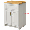 Right Hand Side Panel for Chatsworth Grey 590mm Vanity Unit