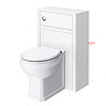 Right Hand Side Panel for Chatsworth Traditional 500mm White Toilet Unit