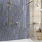 Riley Blue Rustic Stone Effect Wall Tiles - 50 x 300mm