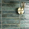 Riley Sage Green Rustic Stone Effect Wall Tiles - 50 x 300mm