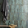 Riley Sage Green Rustic Stone Effect Wall Tiles - 50 x 300mm