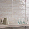 Riley White Rustic Stone Effect Wall Tiles - 50 x 300mm