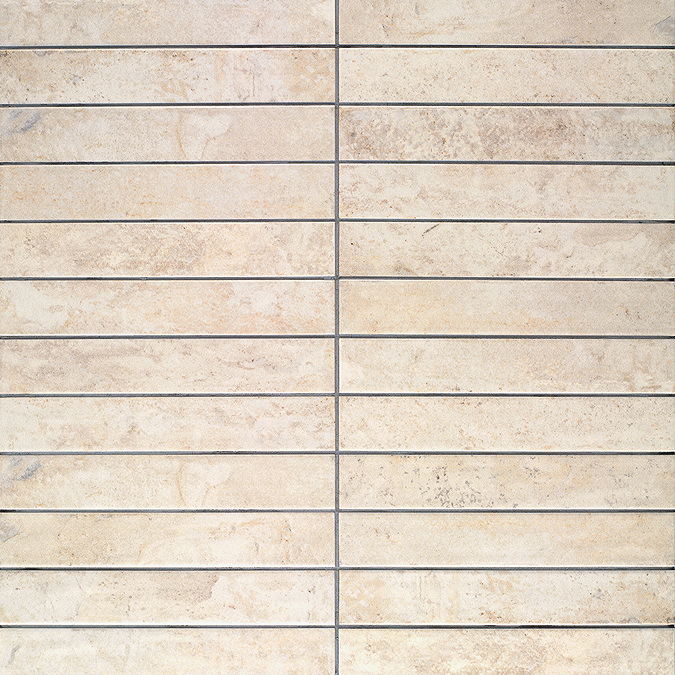 Riley White Rustic Stone Effect Wall Tiles - 50 x 300mm