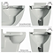 Ringo Rimless Modern Toilet with Soft-Close Seat