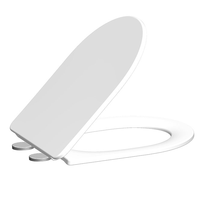 Ringo Rimless Round Back To Wall Pan with Slim Soft-Close Seat