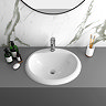 Rio Oval Inset Basin 1TH - 520 x 460mm