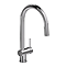 Riobel Azure Single Lever Kitchen Mixer with Pull Down Spray - Chrome