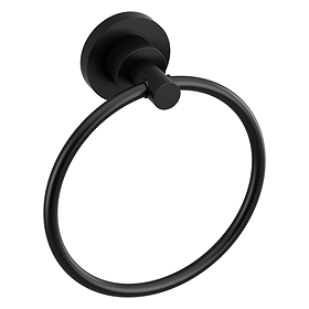 Riobel GS Towel Ring - Black