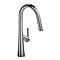 Riobel Ludik Single Lever Kitchen Mixer with Pull Down Spray - Chrome