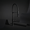 Riobel Mythic Single Lever Kitchen Mixer with Flexible Spout - Black