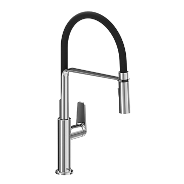 Riobel Mythic Single Lever Kitchen Mixer with Flexible Spout - Chrome