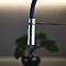 Riobel Mythic Single Lever Kitchen Mixer with Flexible Spout - Stainless Steel