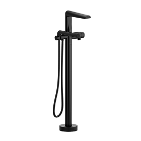Riobel Parabola Freestanding Bath Shower Mixer - Black
