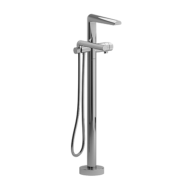 Riobel Parabola Freestanding Bath Shower Mixer - Chrome