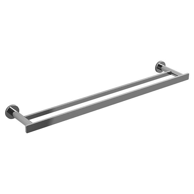 Riobel Paradox 60cm Double Towel Rail - Chrome