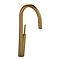 Riobel Solstice Single Lever Kitchen Mixer with Pull Down Spray - Brushed Gold