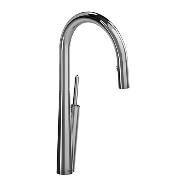 Riobel Solstice Single Lever Kitchen Mixer with Pull Down Spray - Chrome