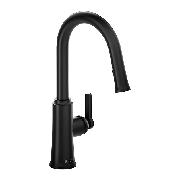 Riobel Trattoria Round Single Lever Kitchen Mixer with Pull Down Spray ...