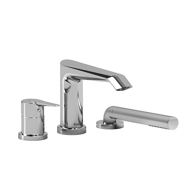 Riobel Venty Deck Mounted Bath Shower Mixer - Chrome