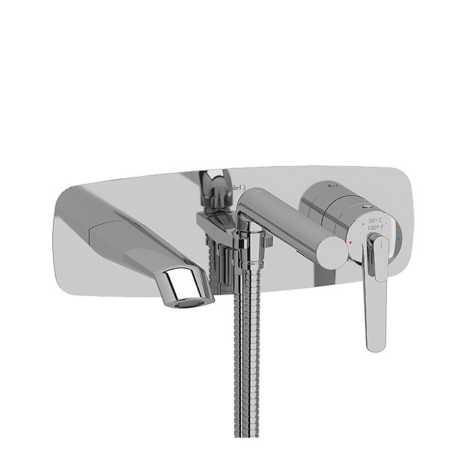 Riobel Venty Wall Mounted Bath Shower Mixer - Chrome