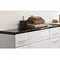 Ritz High Gloss Black Worktop Large Image