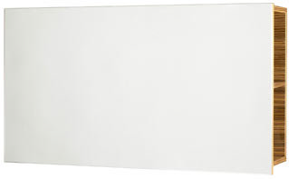Riva Zebrano Mirror Cabinet and Shelves Large Image