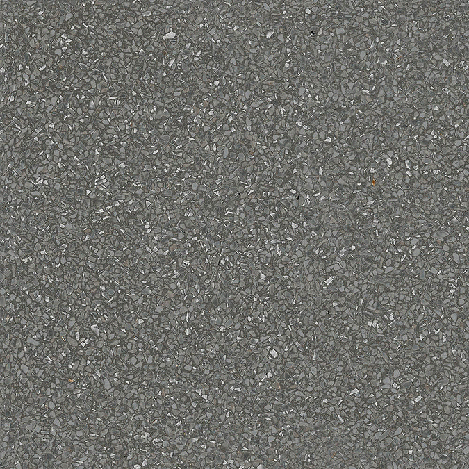 Rivara Grey Terrazzo Effect Floor Tiles - 608 x 608mm Profile Large Image