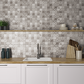 Robello Decor Grey Stone Effect Wall Tiles - 300 x 600mm